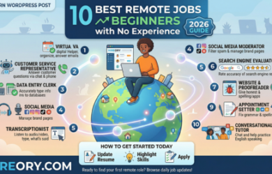 10 Best Remote Jobs for Beginners with No Experience in 2026
